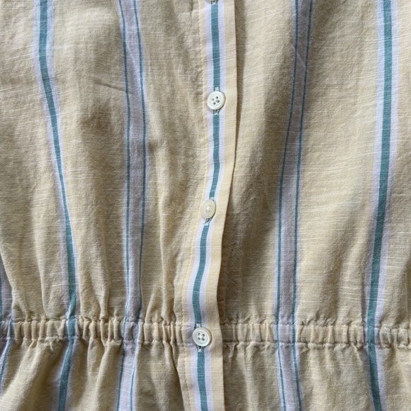Madewell Drawstring-Waist Shirt in Atlantic Stripe - Picture 5 of 9